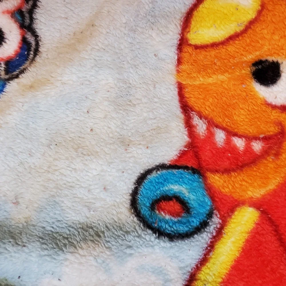 Sesame Street Elmo‎ & Cookie Monster Fleece Babt Blanket Flying Airplanes Pilot